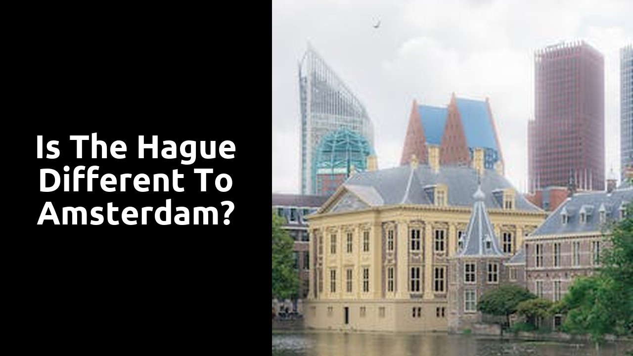 Is The Hague different to Amsterdam?